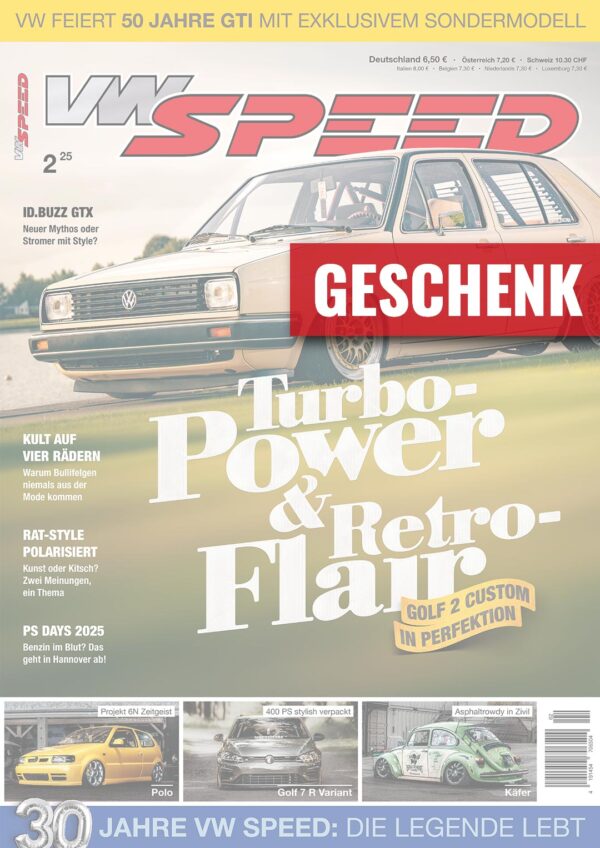 VW SPEED<br>Geschenkabo