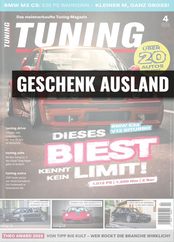 Tuning<br>Geschenkabo Ausland